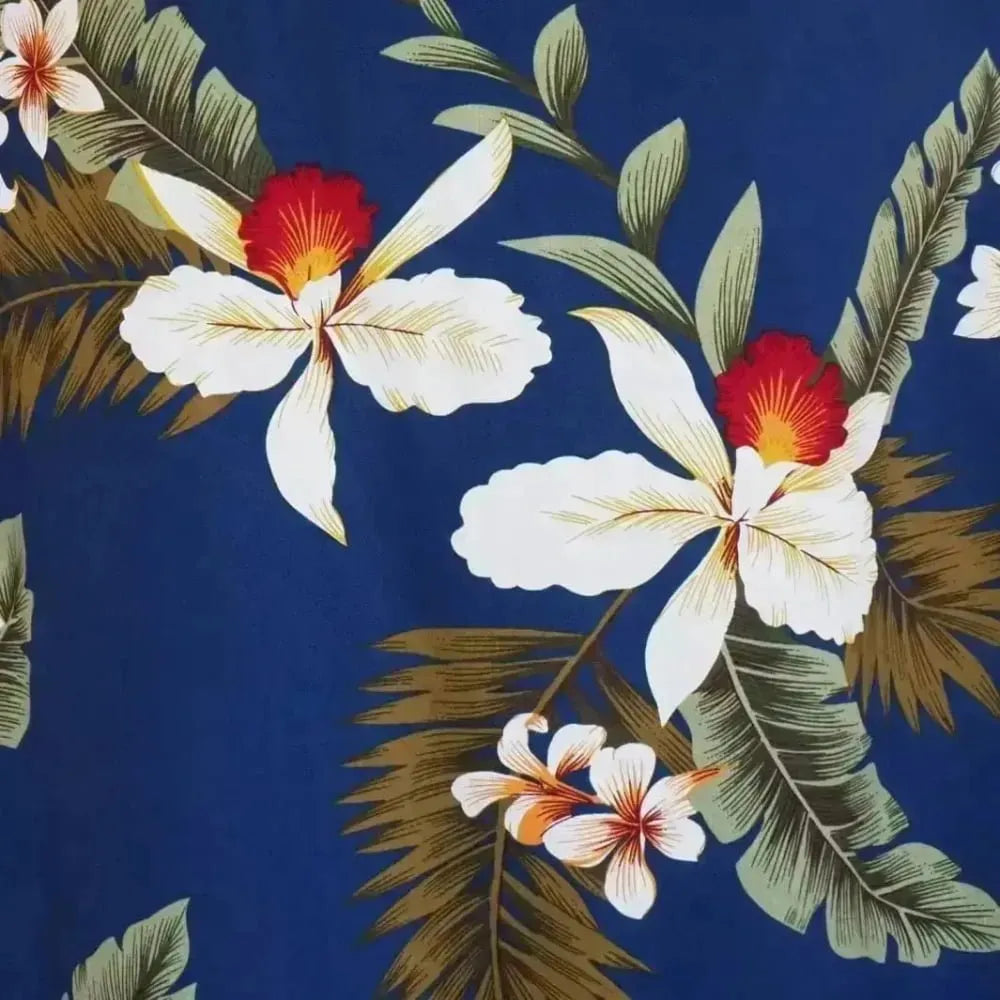 Majestic blue hawaiian laka dress - alohaz