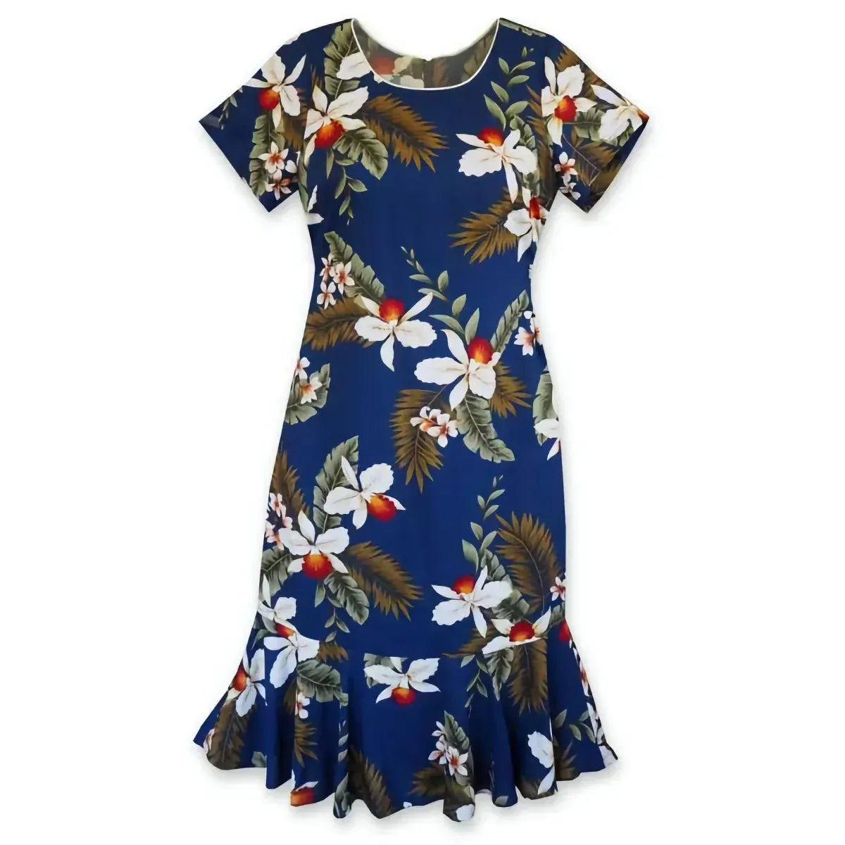 Majestic blue hawaiian laka dress - alohaz