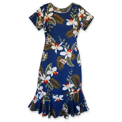 Majestic blue hawaiian laka dress - alohaz