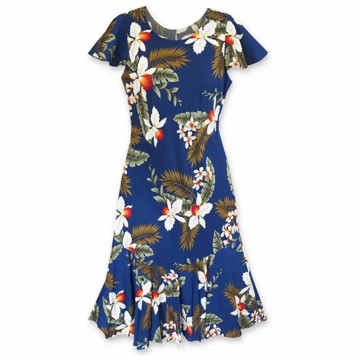 Majestic blue hawaiian malia dress - alohaz
