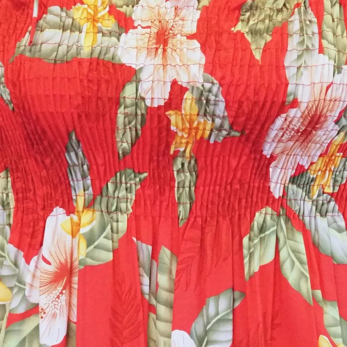 Makaha red hawaiian moonkiss dress - alohaz