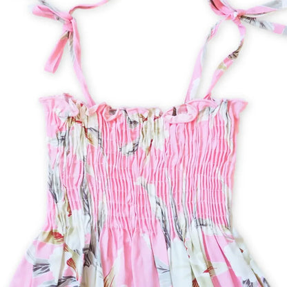 Mele pink hawaiian girl sunkiss dress - alohaz