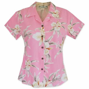Mele pink hawaiian lady blouse