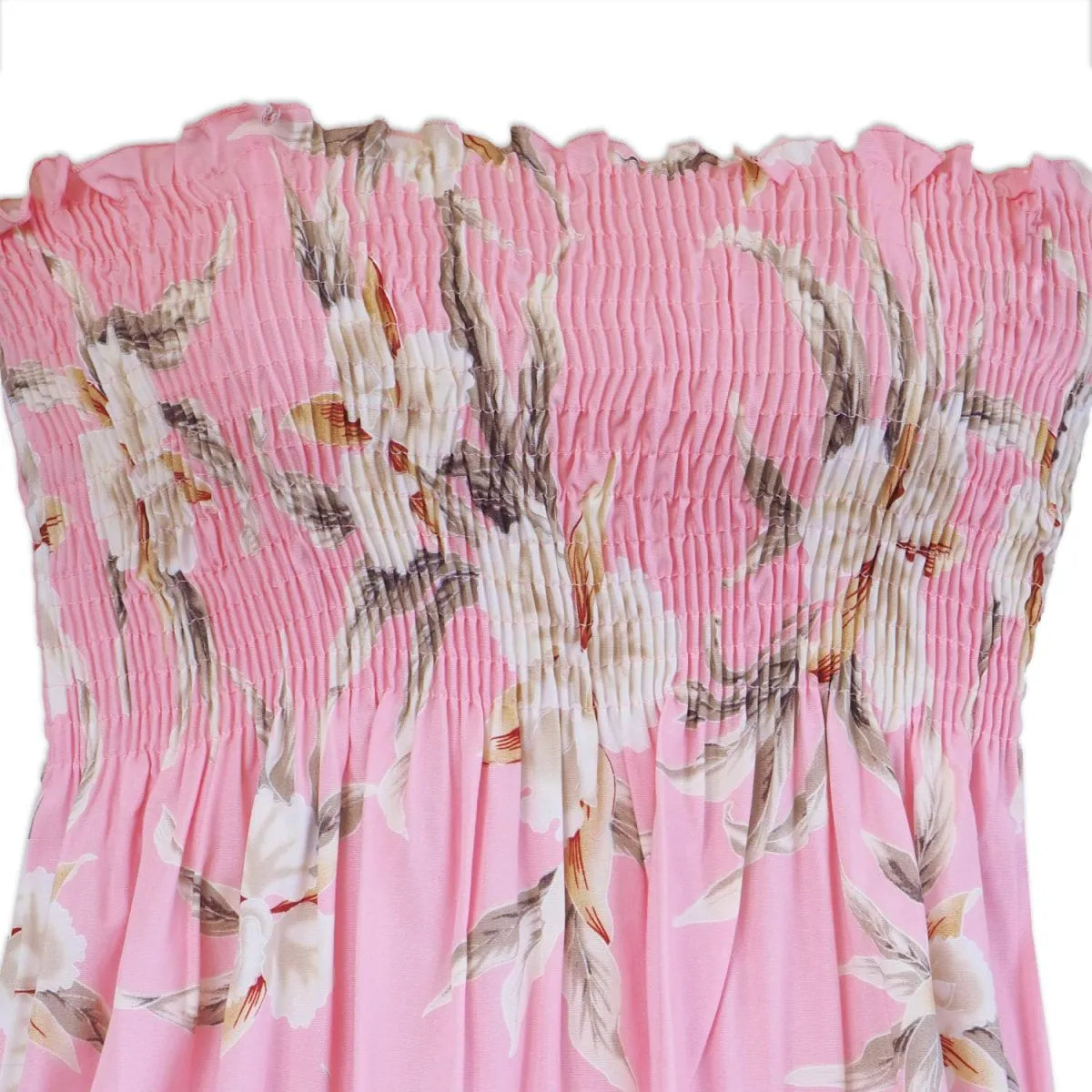 Mele pink hawaiian maxi dress