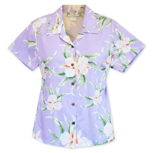 Mele purple hawaiian lady blouse