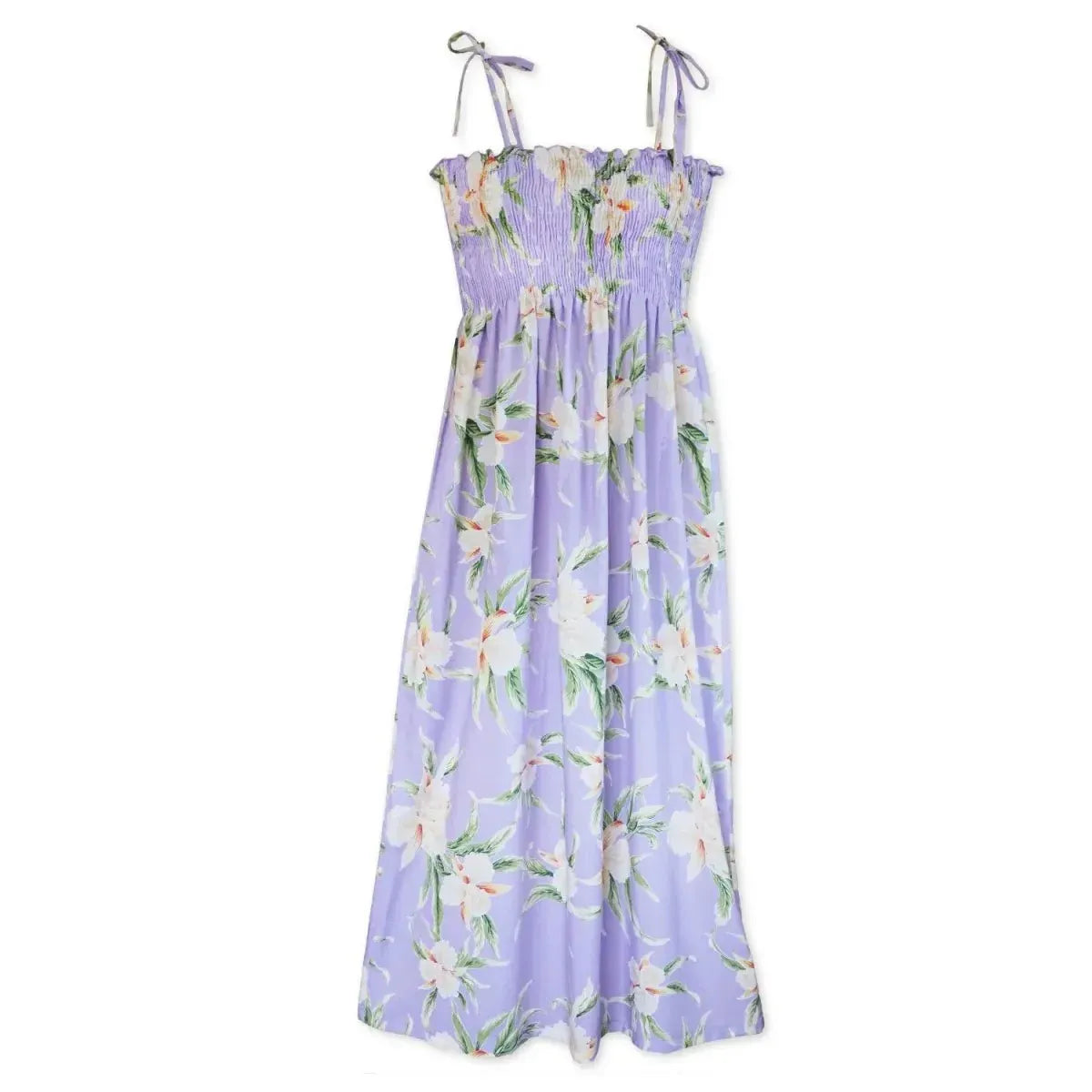 Mele purple hawaiian maxi dress - alohaz
