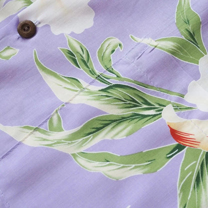 Mele purple hawaiian rayon shirt - alohaz
