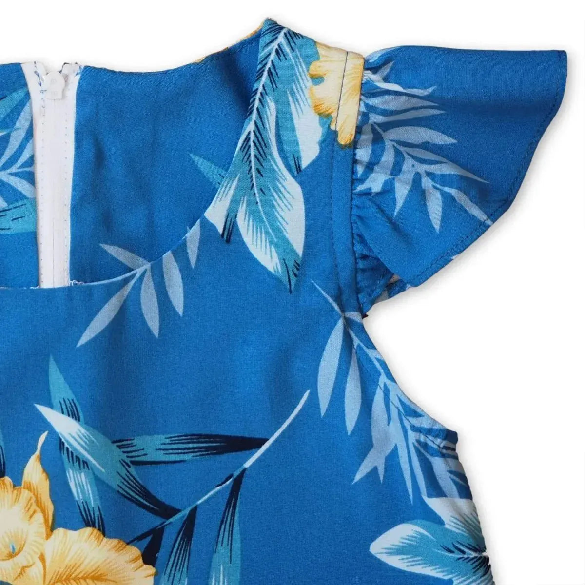 Midnight blue hawaiian girl hula dress - alohaz
