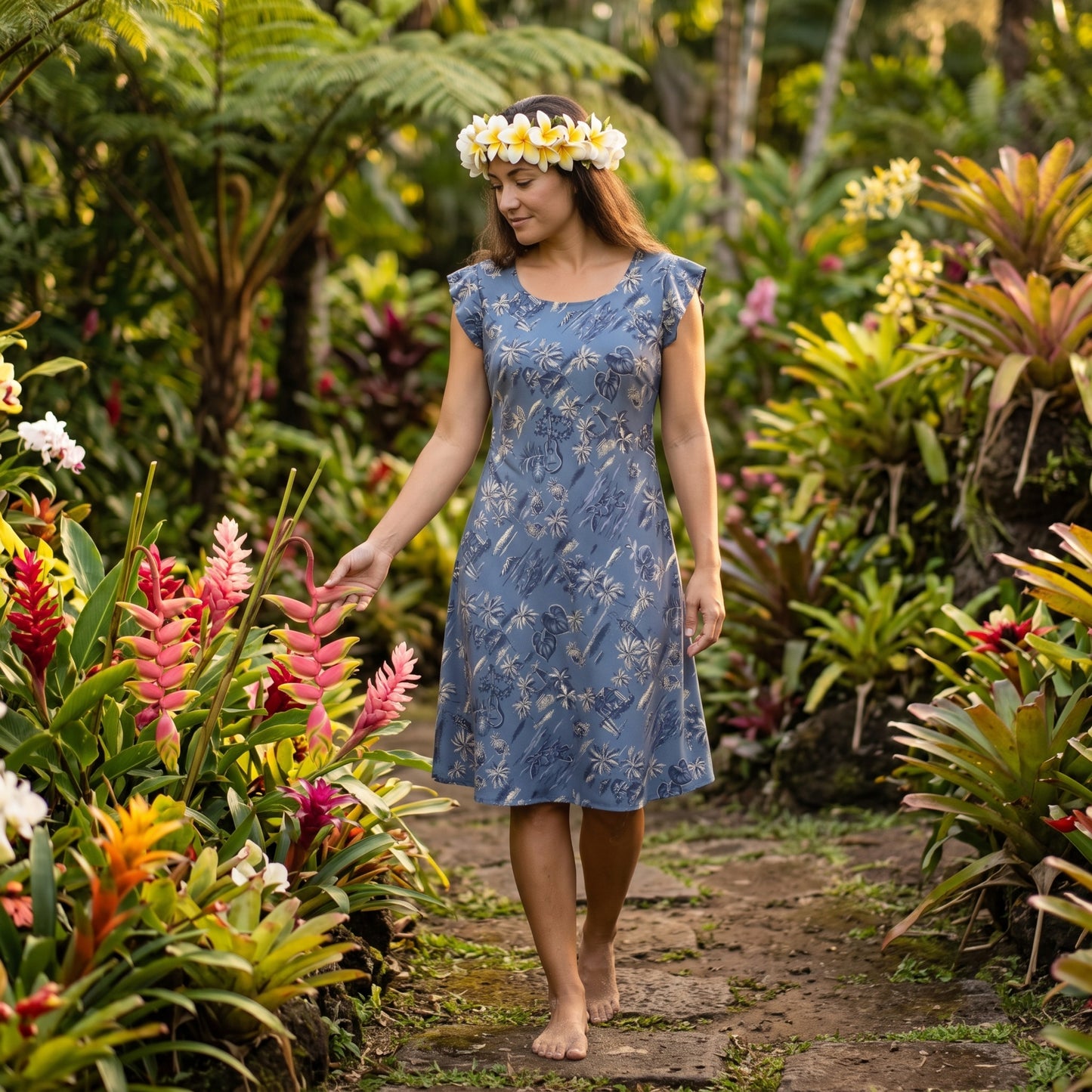 honolulu grey hawaiian xoxo short dress
