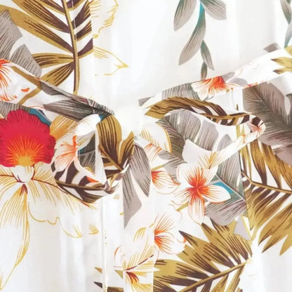 Moon white hawaiian darling dress - alohaz