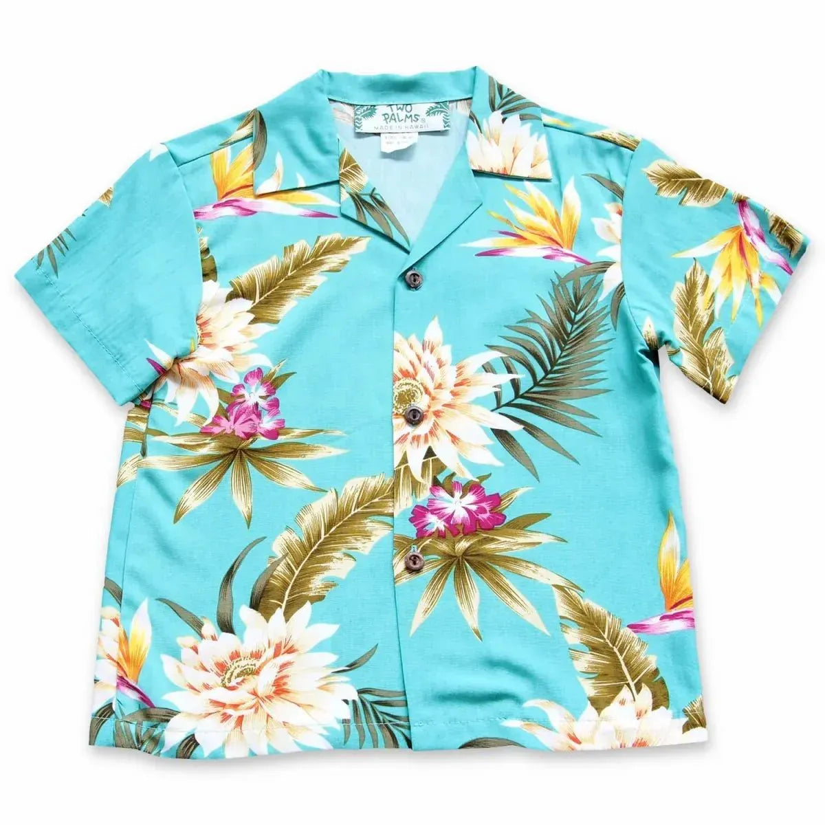 Mountain green hawaiian boy shirt - alohaz