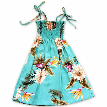 Mountain green hawaiian girl sunkiss dress - alohaz