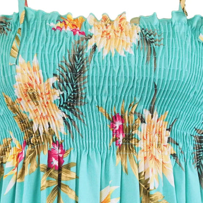 Mountain green hawaiian maxi dress - alohaz