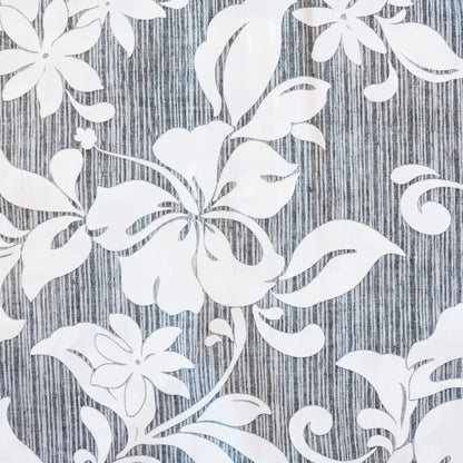 Nanakuli black reverse print hawaiian cotton shirt - alohaz