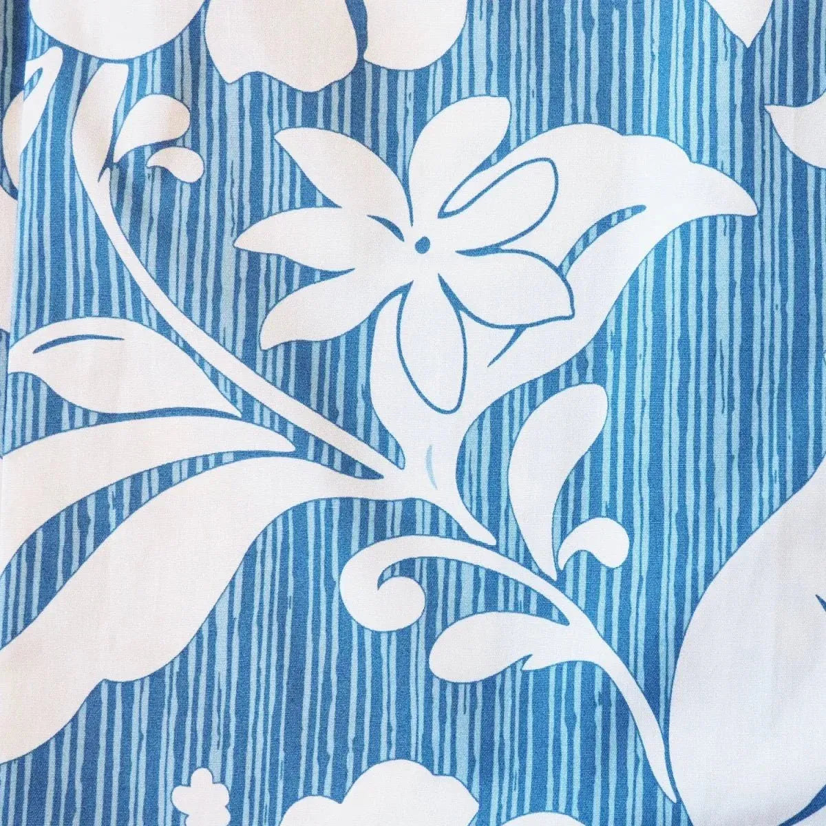 Nanakuli blue hawaiian cotton shirt - alohaz