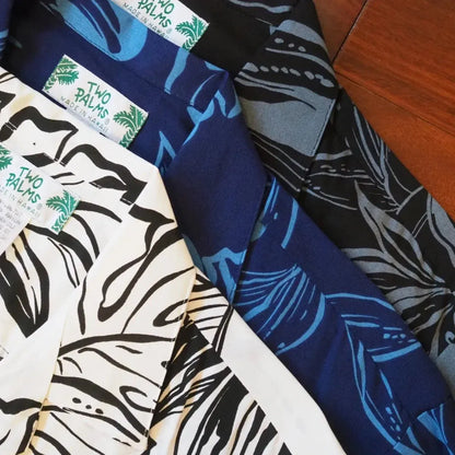 Olomana black hawaiian rayon shirt - alohaz