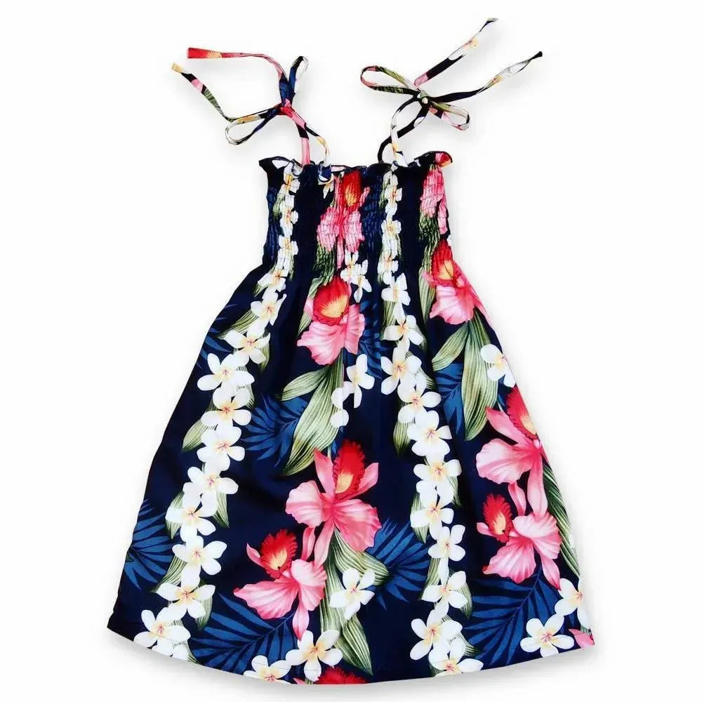 Orchid play blue hawaiian girl sunkiss dress - alohaz