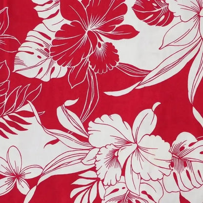 Orchid shadow red hawaiian muumuu - alohaz