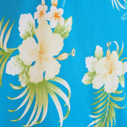 Passion blue hawaiian akua dress - alohaz