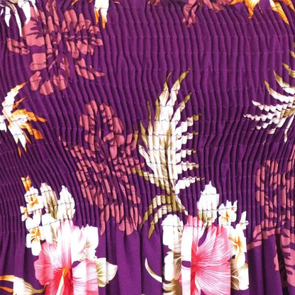 Passion purple hawaiian maxi dress - alohaz