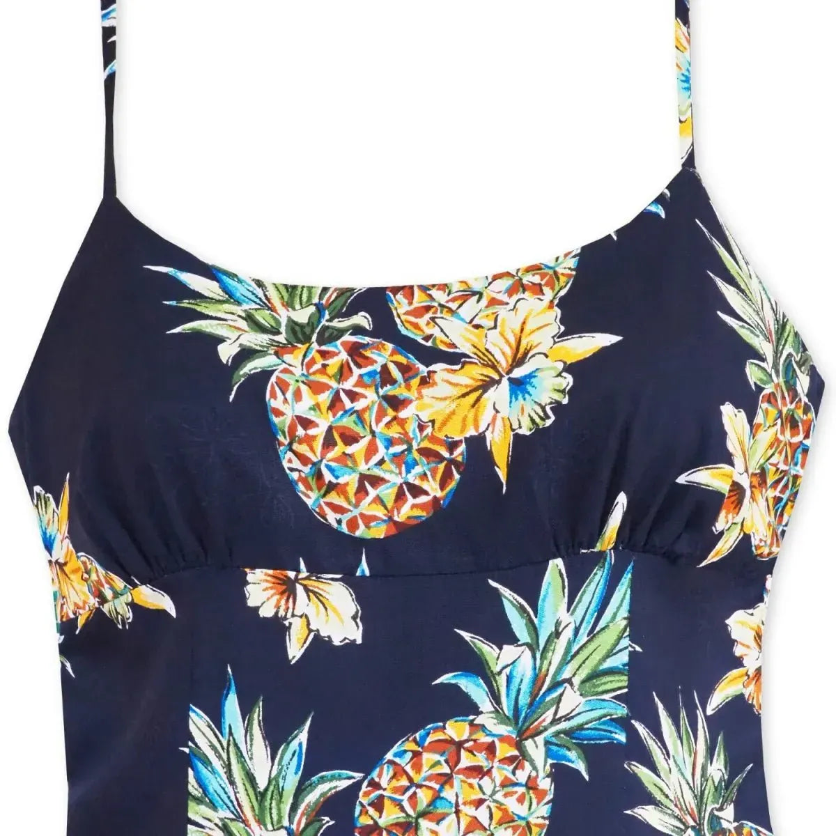 navy blue hawaiian dress Pacific Legend - Floral Garden Navy Long Tank Dress - Women's Hawaiian Dress