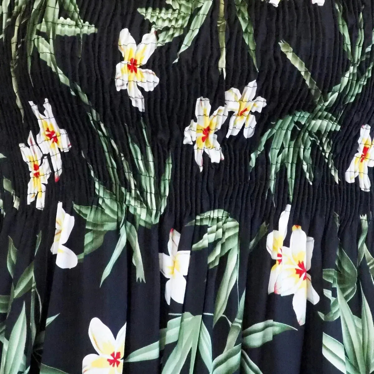 Pipiwai black hawaiian moonkiss short dress - alohaz