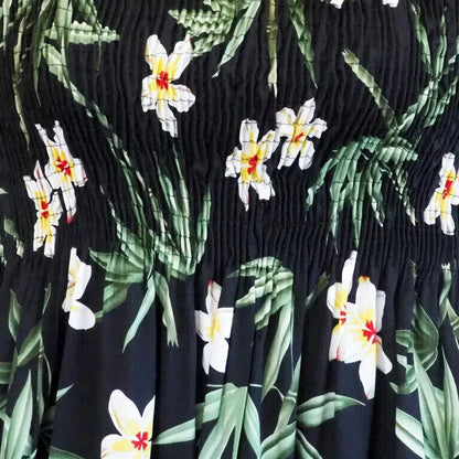Pipiwai black hawaiian moonkiss short dress - alohaz