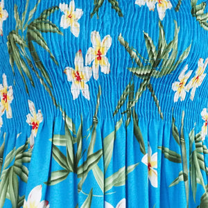 Pipiwai blue hawaiian moonkiss short dress
