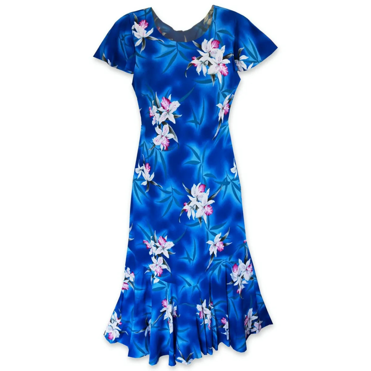 Poipu blue hawaiian malia dress