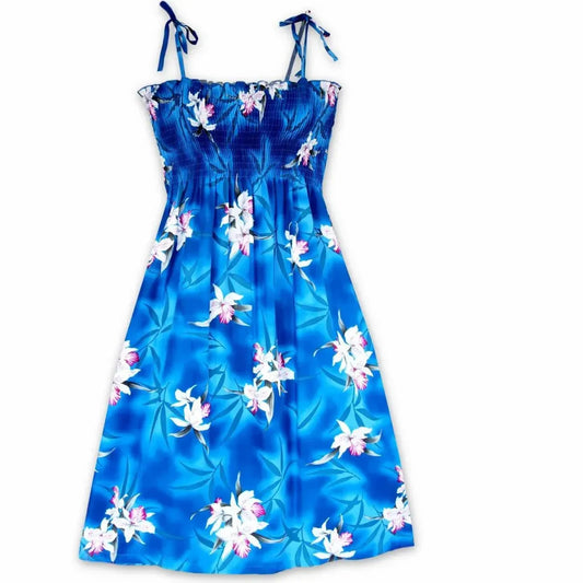 Poipu blue hawaiian moonkiss short dress - alohaz