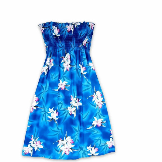 Poipu blue hawaiian moonkiss short dress - alohaz