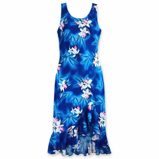 Poipu blue hawaiian naniloa dress - alohaz