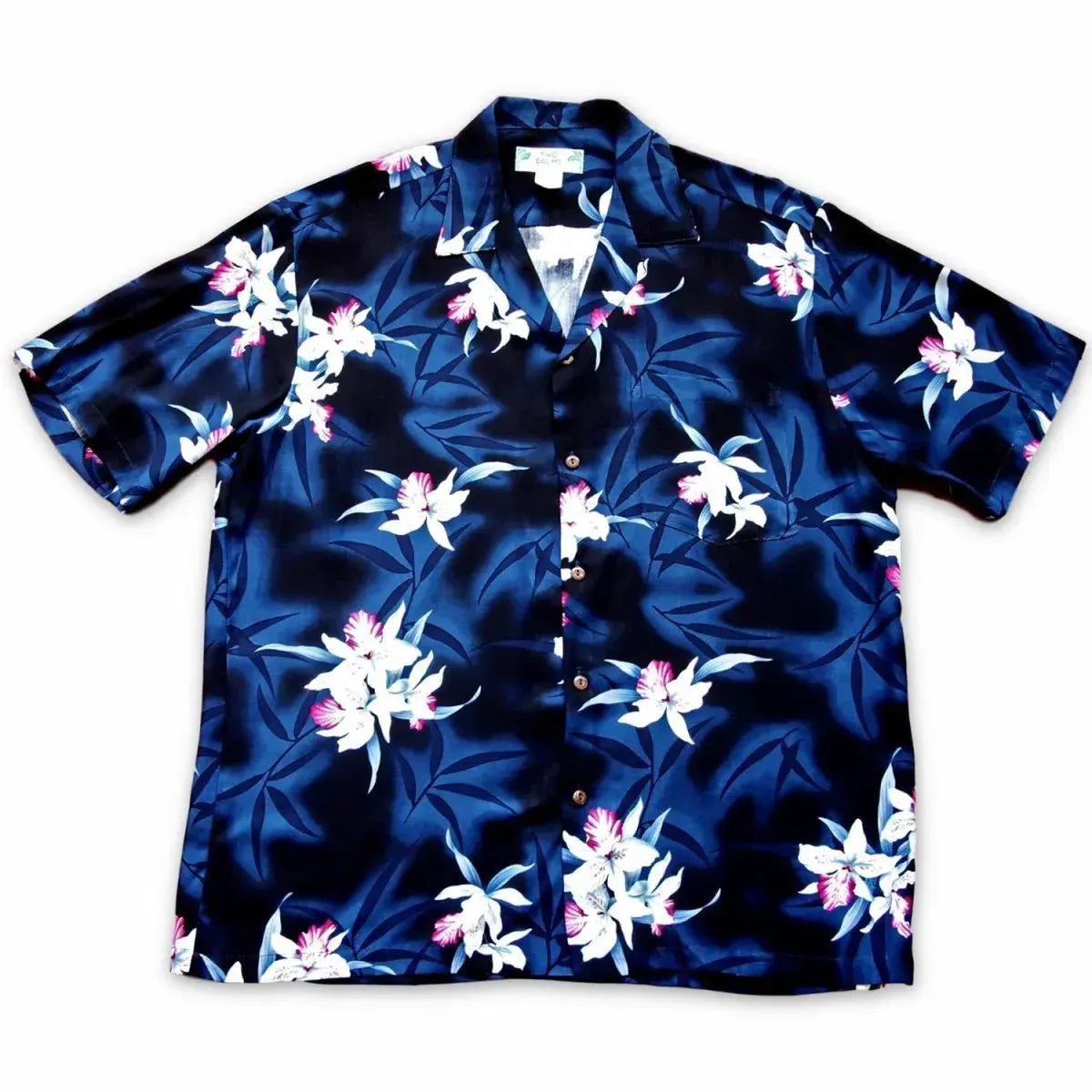 Poipu grey hawaiian aloha rayon shirt - alohaz