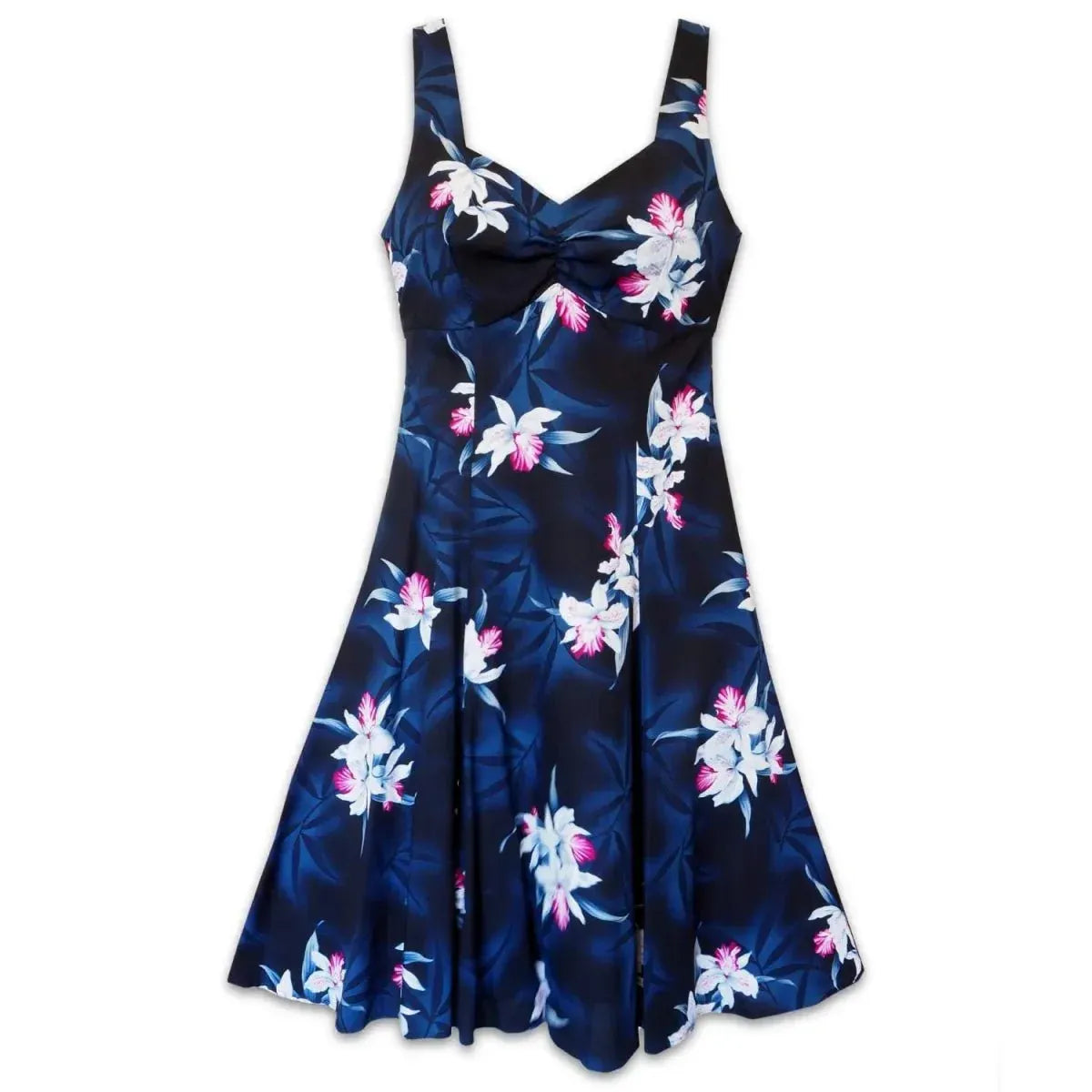 Poipu grey hawaiian molokini short dress - alohaz