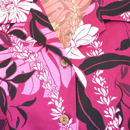 Punahou purple hawaiian lady blouse - alohaz
