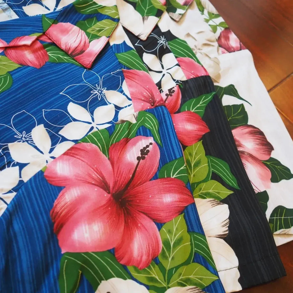 Vintage aloha blue hawaiian rayon shirt - alohaz