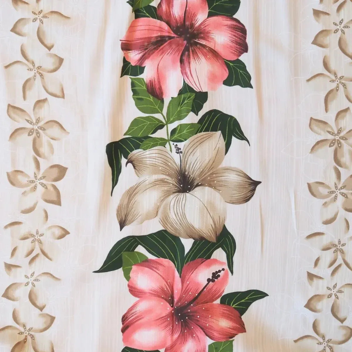 Vintage aloha cream hawaiian rayon shirt - alohaz