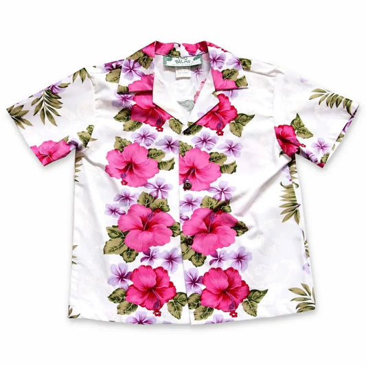 White mist hawaiian boy shirt - alohaz