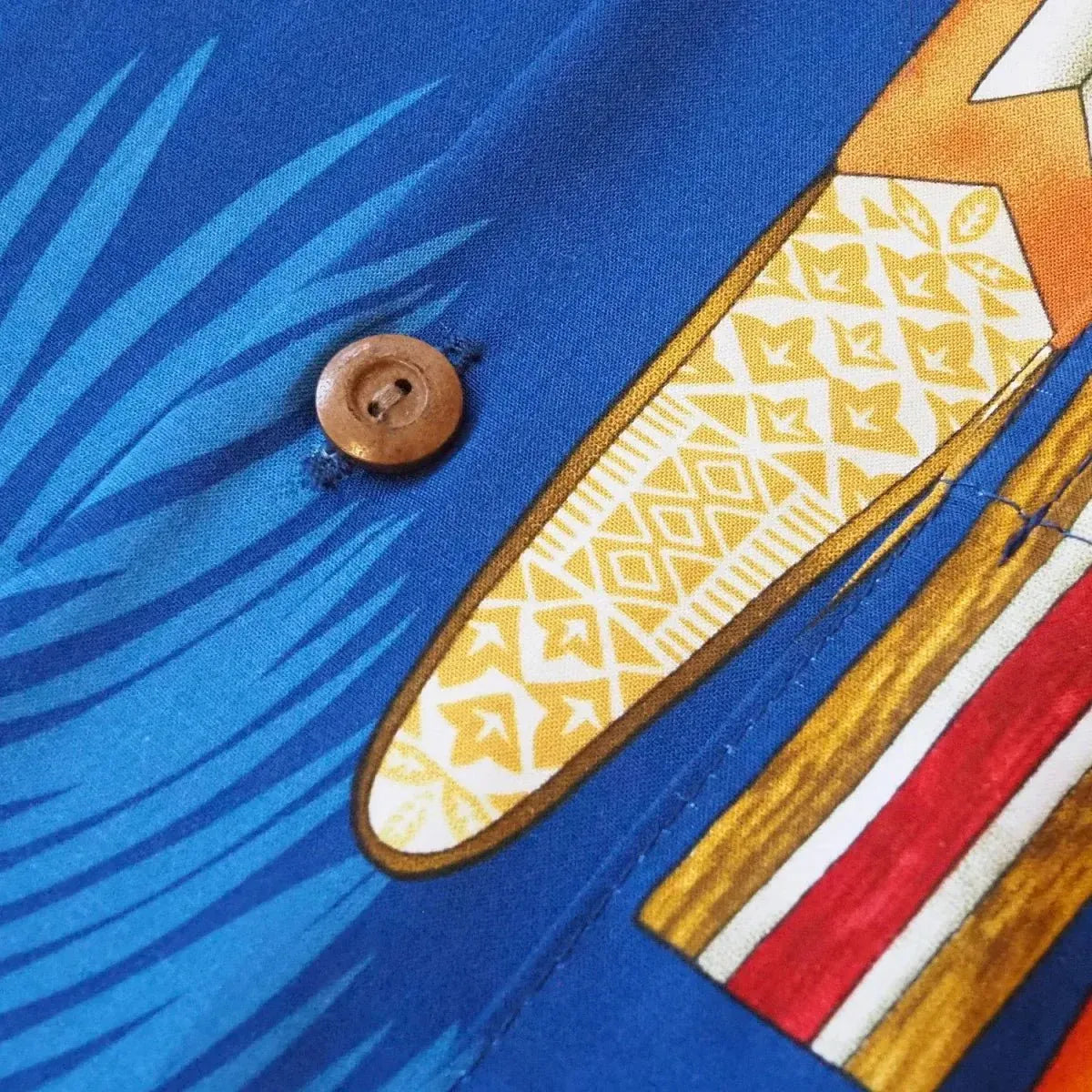 Woody cruiser blue hawaiian aloha rayon shirt - alohaz